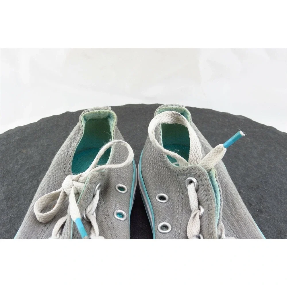 Converse all Star Toddler Girls 13 Medium Gray Low Top Fabric 6488568f‎